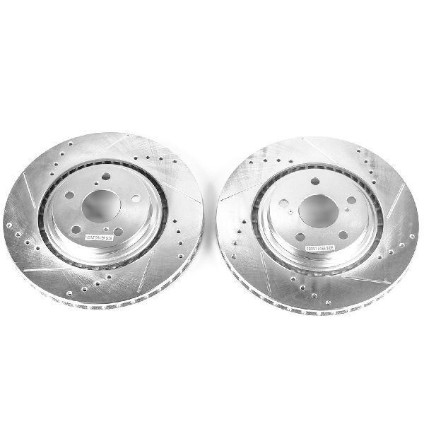Disc Brake Rotor Set - Front for 2010-2015 Lexus RX450h (Powerstop JBR1310XPR)