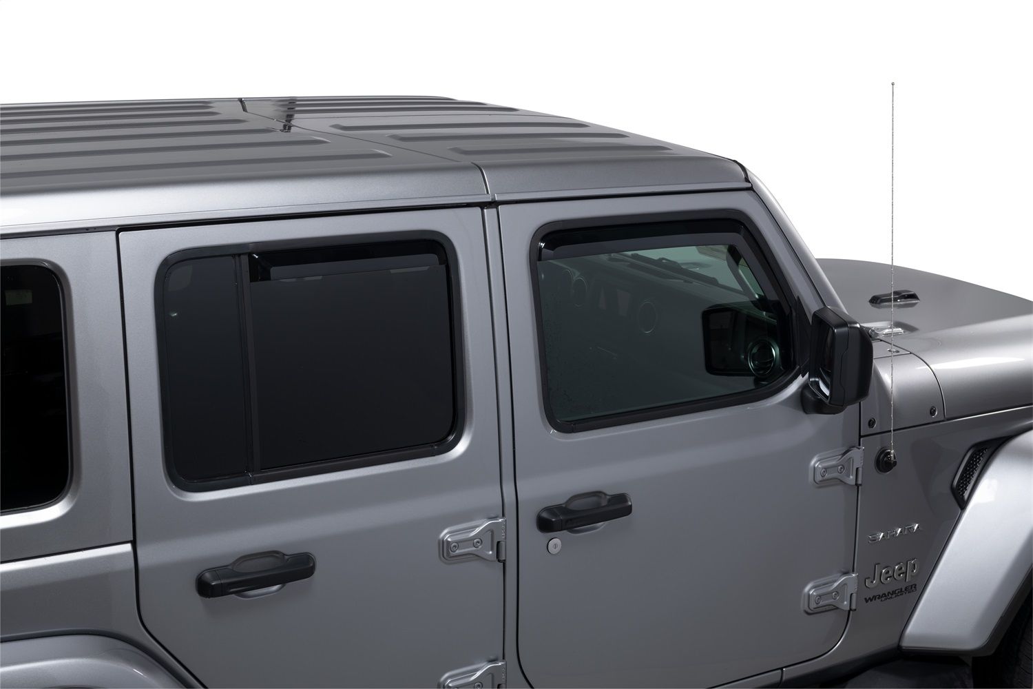2021, 2020, 2019, 2018 Jeep Wrangler Side Window Deflector