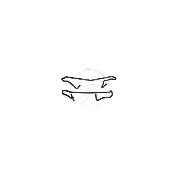 Disc Brake Hardware Kit - Rear for 1988-1993 Saab 900 (Raybestos H15763A)