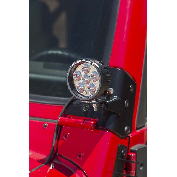 Rugged Ridge Windshield Hinge Light Bracket 