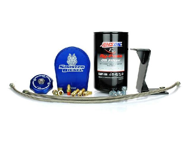 Sinister Diesel Engine Oil Filter Bypass Adapter 