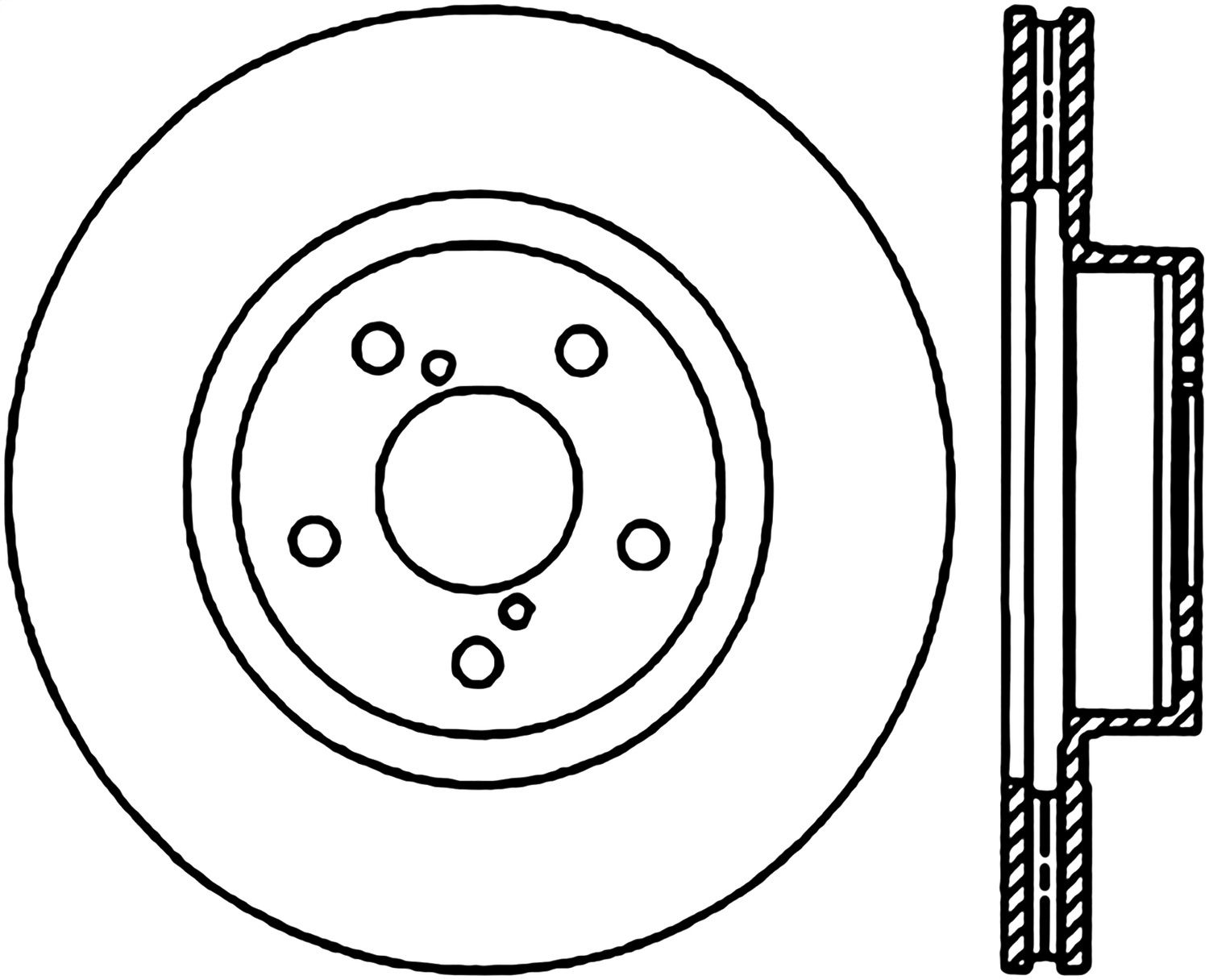 2000 Subaru Outback Disc Brake Rotor