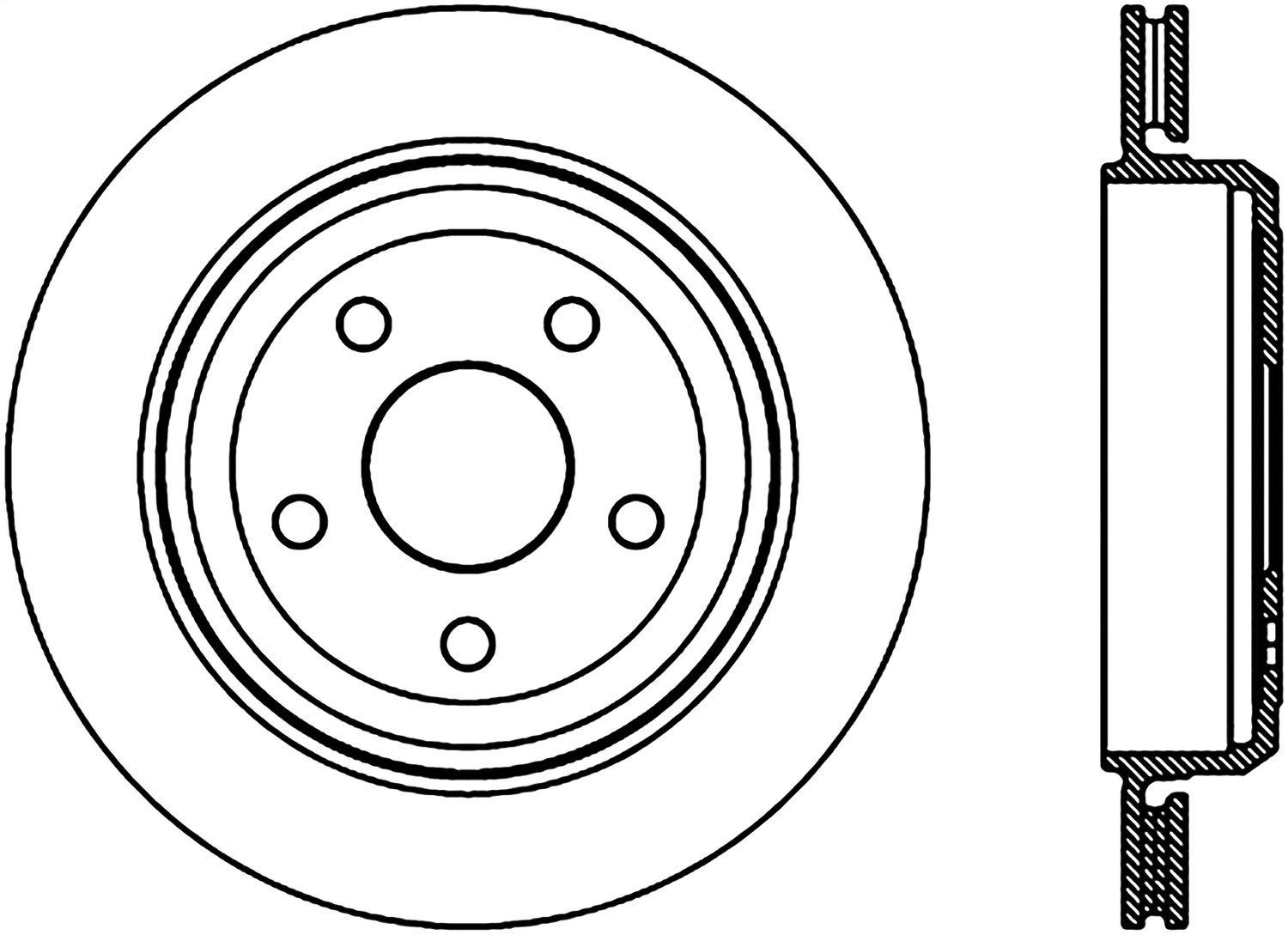 2019, 2018, 2017, 2016, 2015, 2014, 2013, 2012, 2011 Dodge Durango Disc Brake Rotor