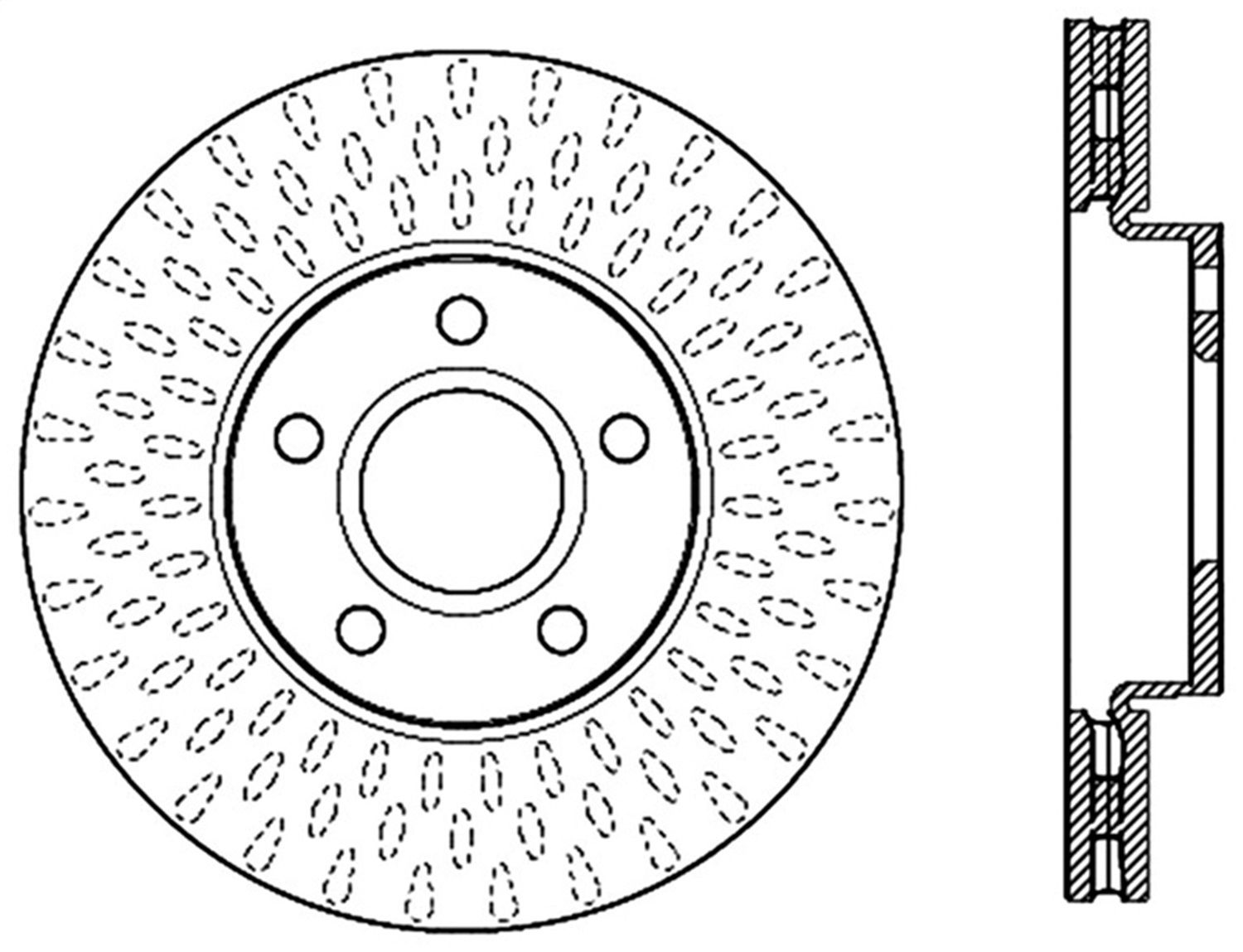 2018, 2017, 2016, 2015, 2014, 2013, 2012 Ford Focus Disc Brake Rotor