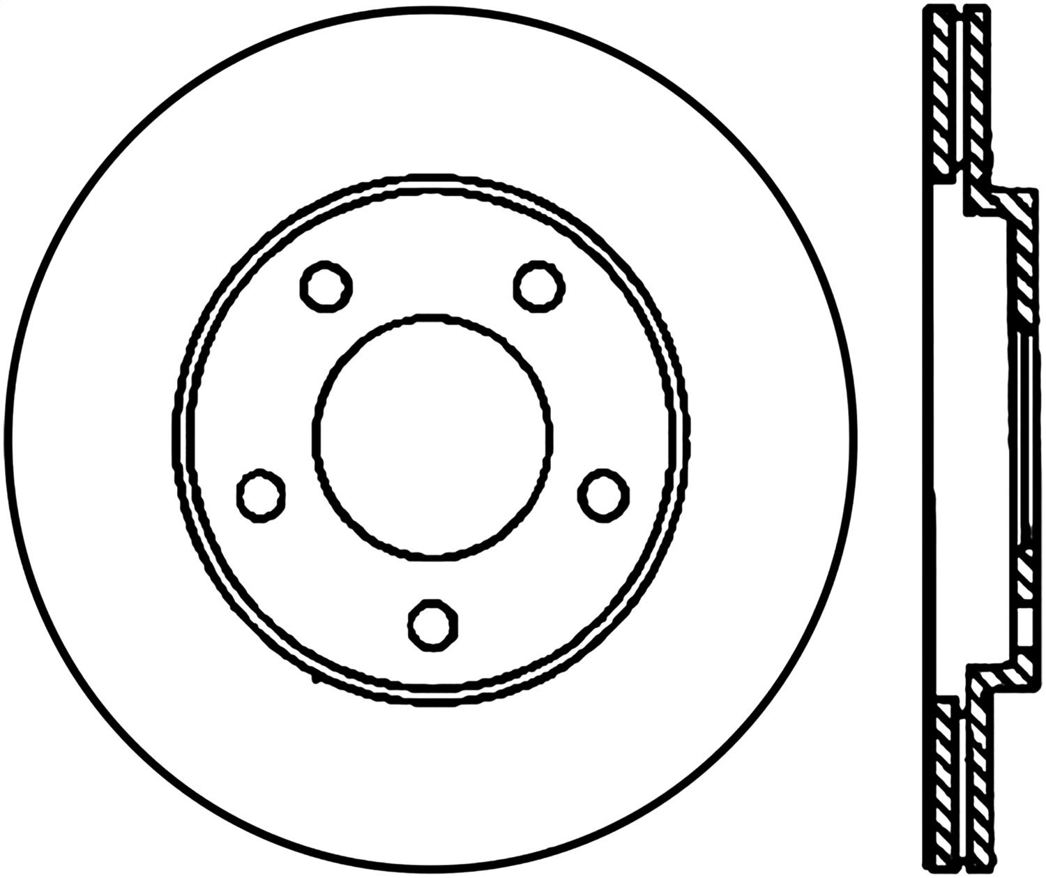 2014, 2013, 2012, 2011, 2010, 2009, 2008, 2007, 2006, 2005 Ford Mustang Disc Brake Rotor