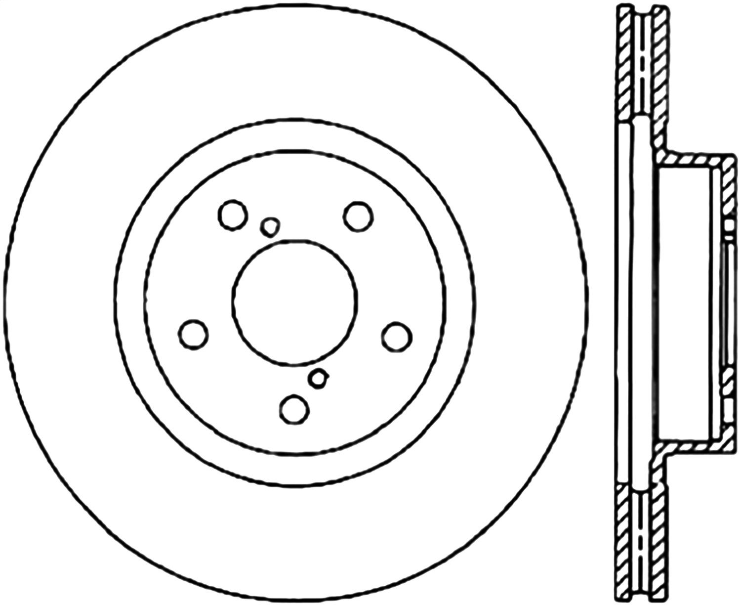 2014, 2013, 2012, 2011, 2010, 2009, 2008, 2007, 2006, 2005 Subaru Outback Disc Brake Rotor