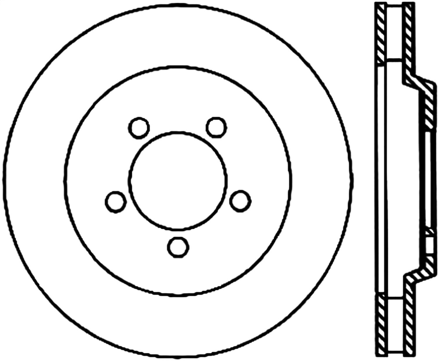 2014, 2013, 2012, 2011, 2010, 2009, 2008, 2007, 2006, 2005 Ford Mustang Disc Brake Rotor