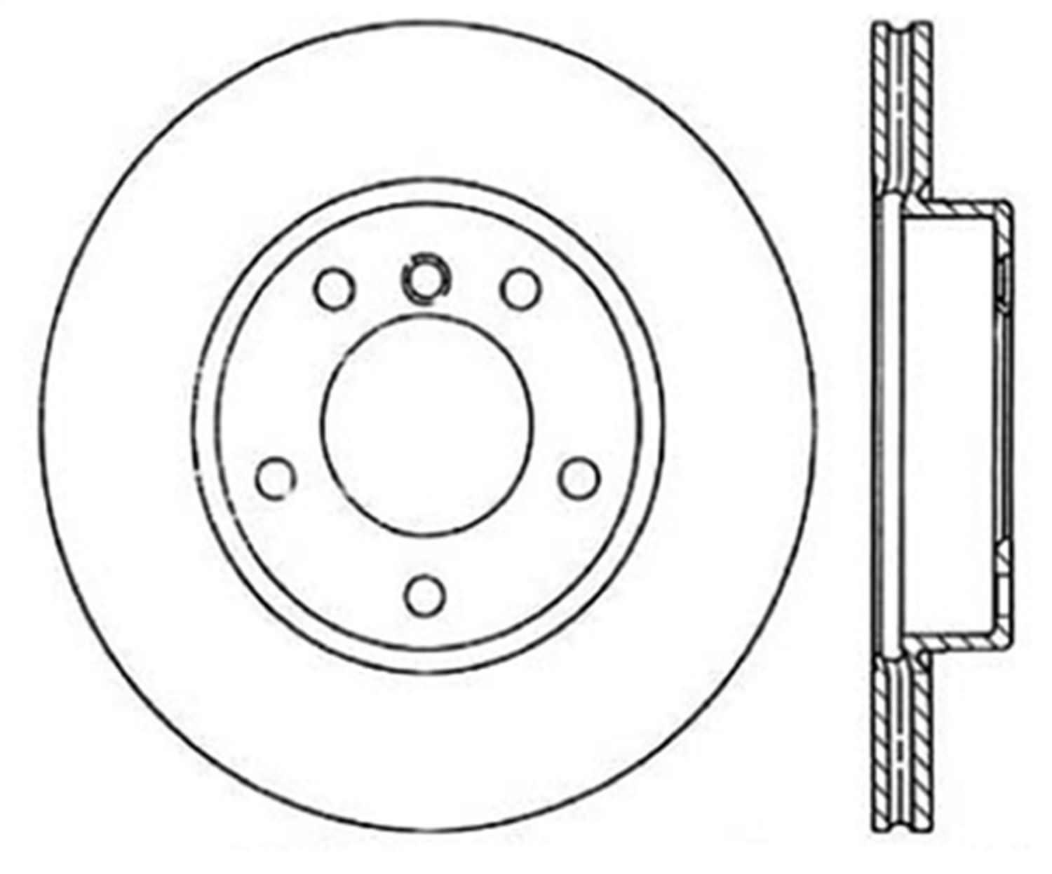 2003-2006 BMW 318i Disc Brake Rotor StopTech