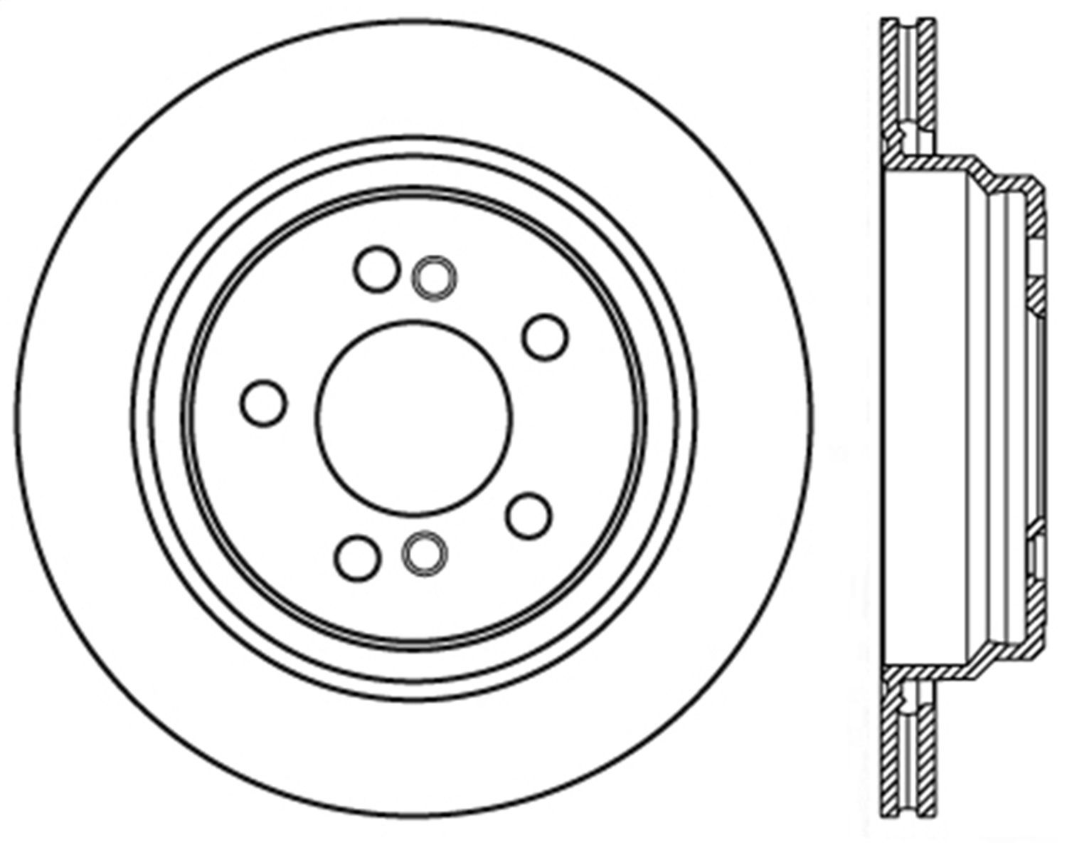 2006, 2005, 2004, 2003, 2002, 2001 BMW M3 Disc Brake Rotor