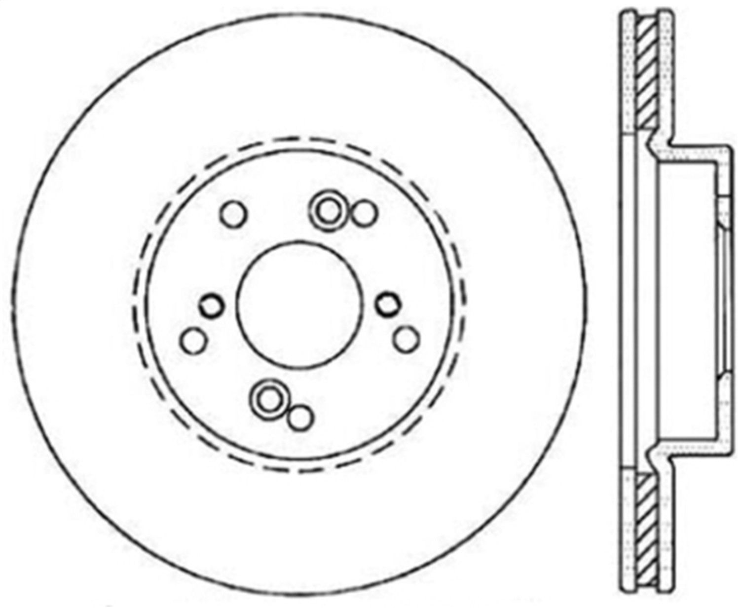 2008, 2007, 2006, 2005, 2004, 2003 Honda Pilot Disc Brake Rotor