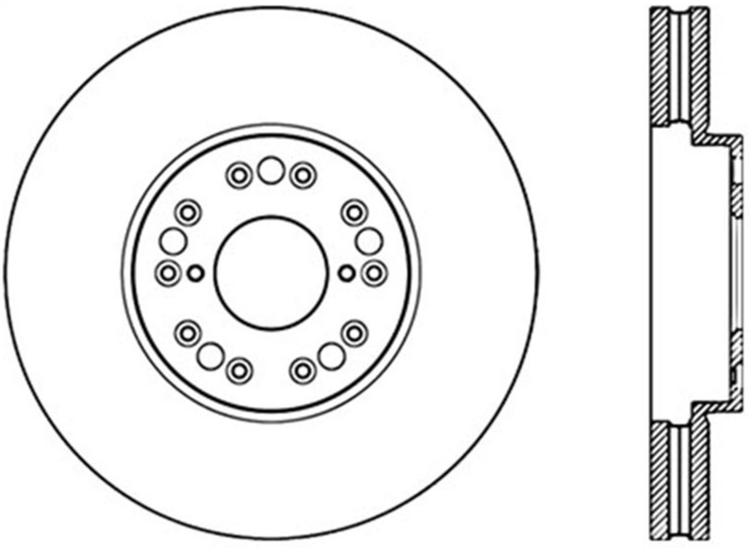 2005, 2004, 2003, 2002, 2001 Lexus IS300 Disc Brake Rotor