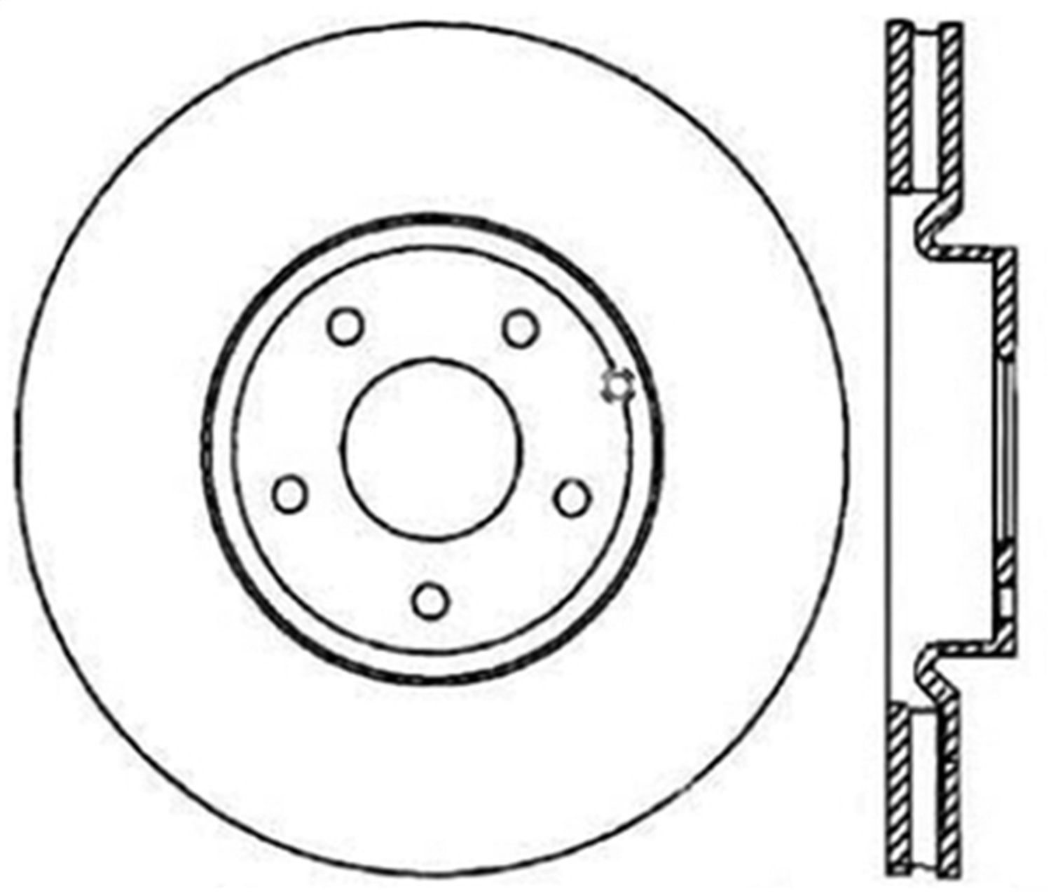 2004, 2003 INFINITI G35 Disc Brake Rotor