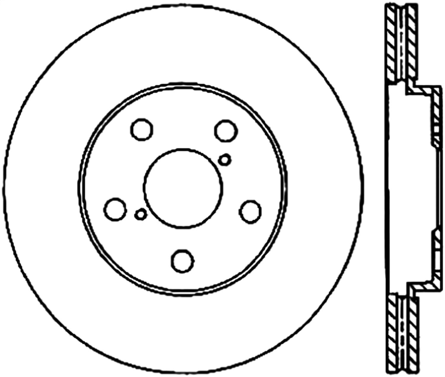2007, 2006 Lexus GS430 Disc Brake Rotor
