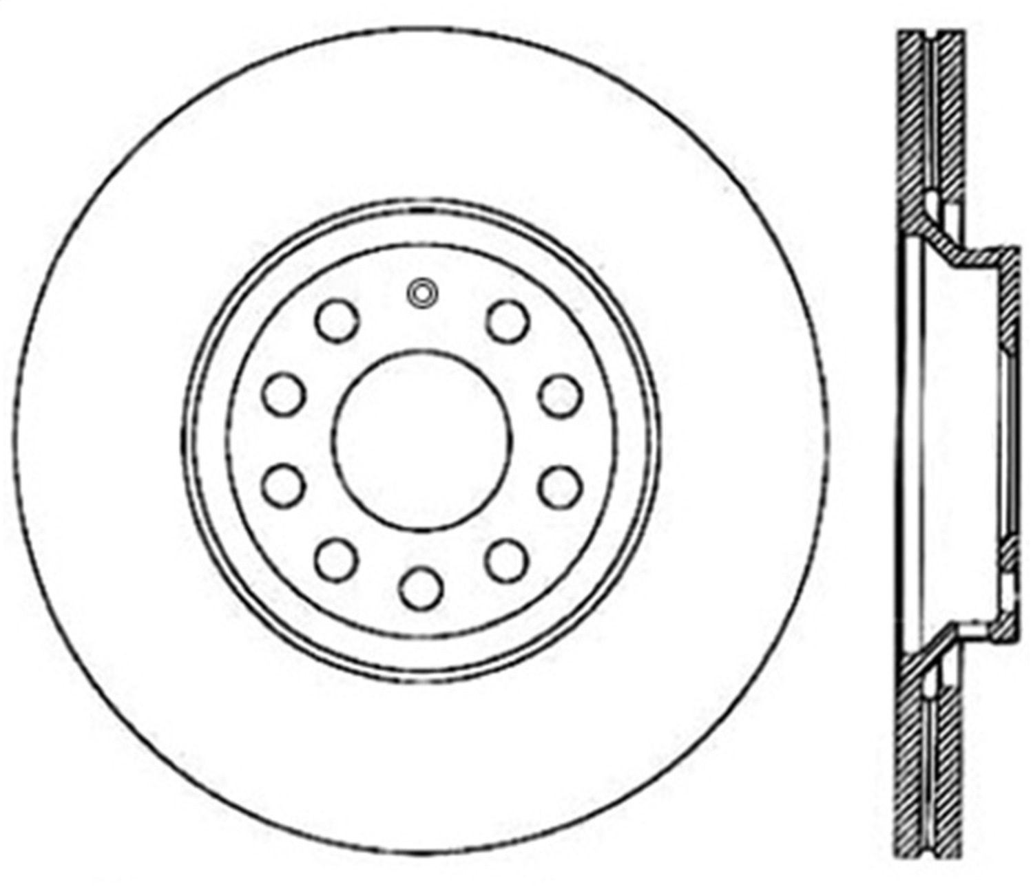 2020, 2019, 2018, 2017 Audi RS3 Disc Brake Rotor