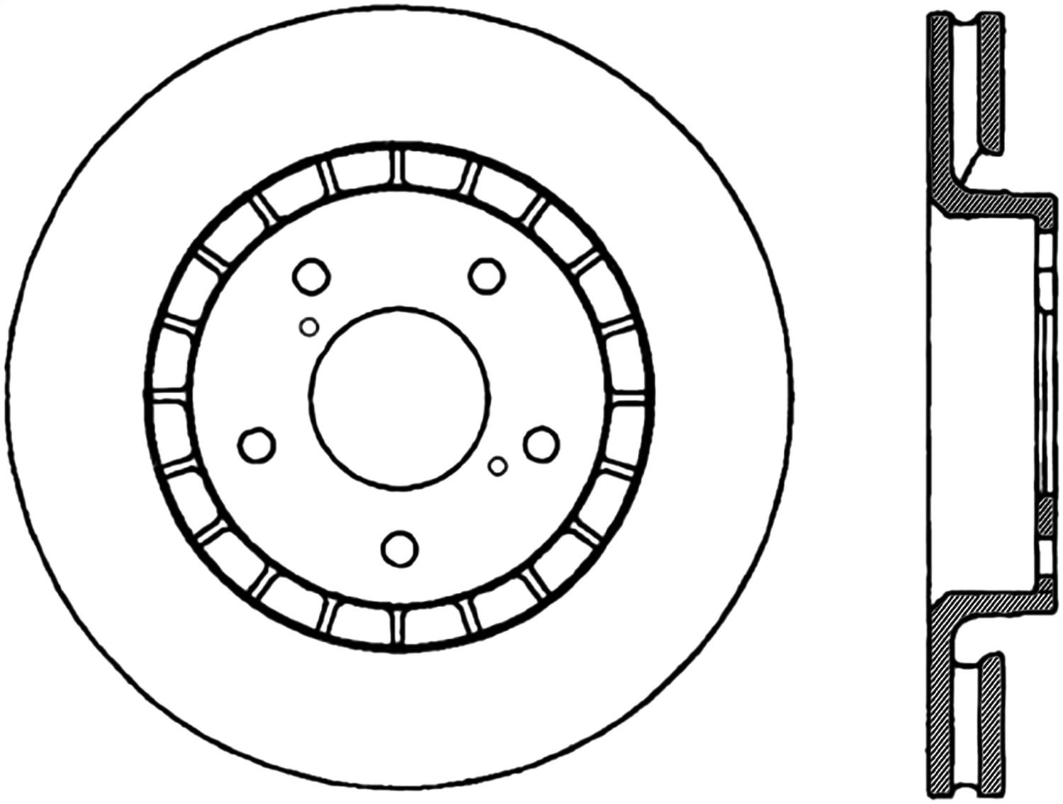 2007, 2006 Lexus GS430 Disc Brake Rotor