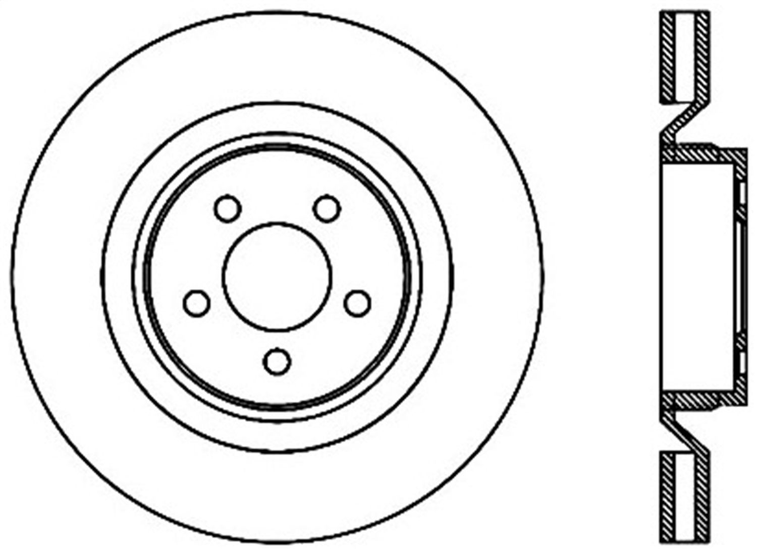 2008, 2007, 2006 Dodge Magnum Disc Brake Rotor