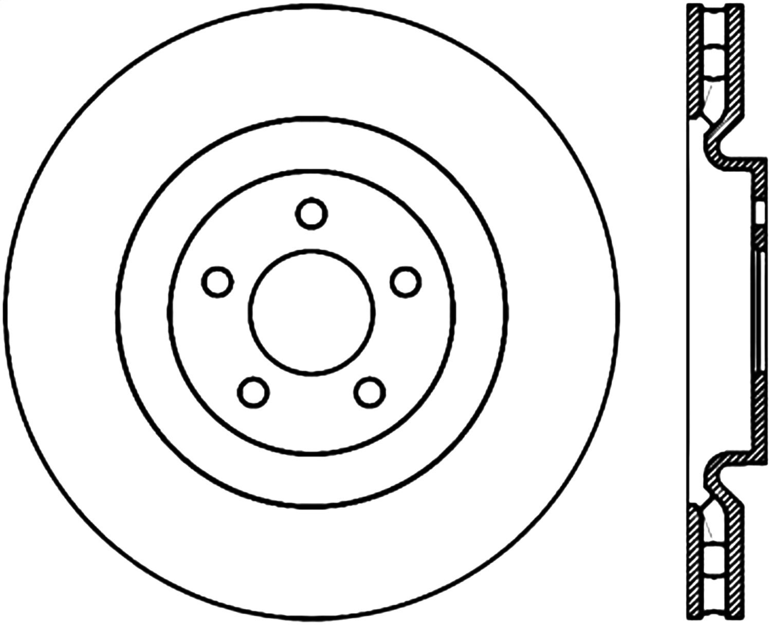 2014, 2013, 2012, 2011, 2010, 2009, 2008, 2007 Ford Mustang Disc Brake Rotor