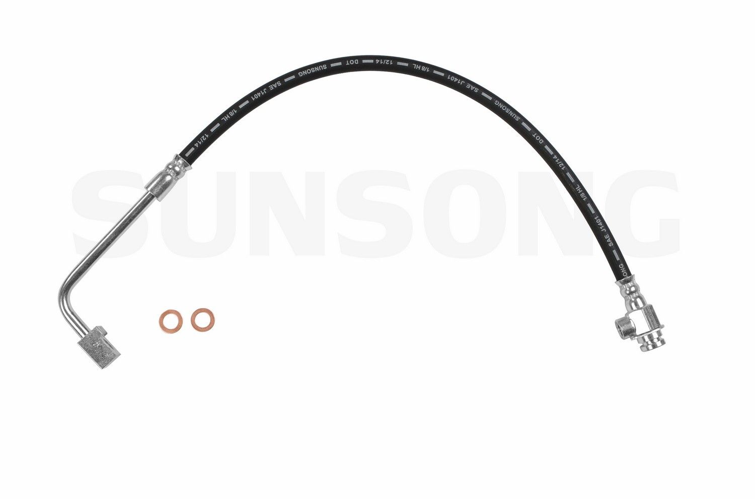 1994, 1993, 1992, 1991, 1990, 1989 Ford F-250 Brake Hydraulic Hose