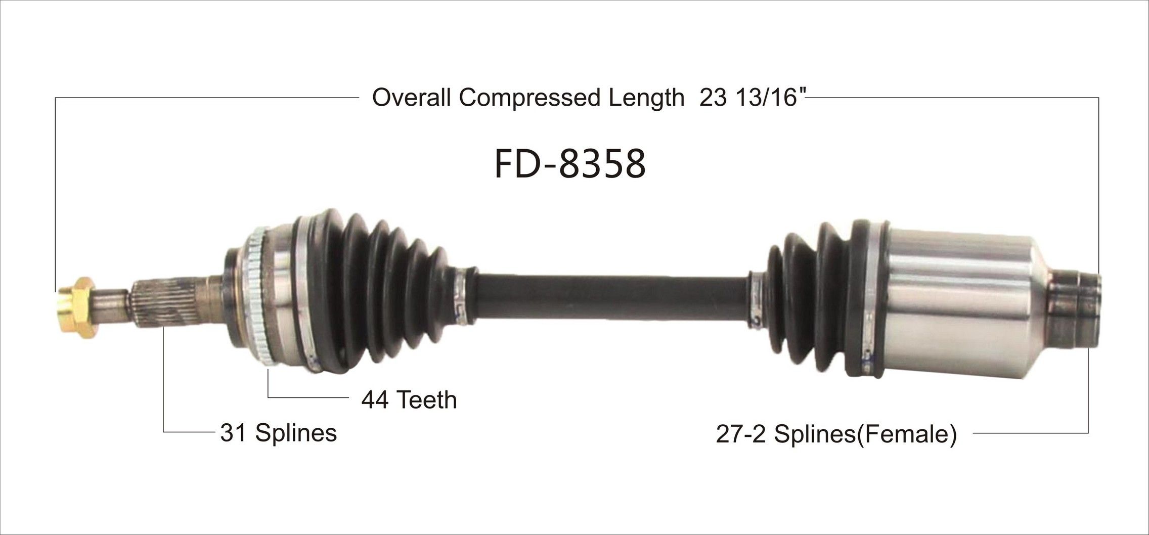 2014 Ford Edge CV Axle Shaft