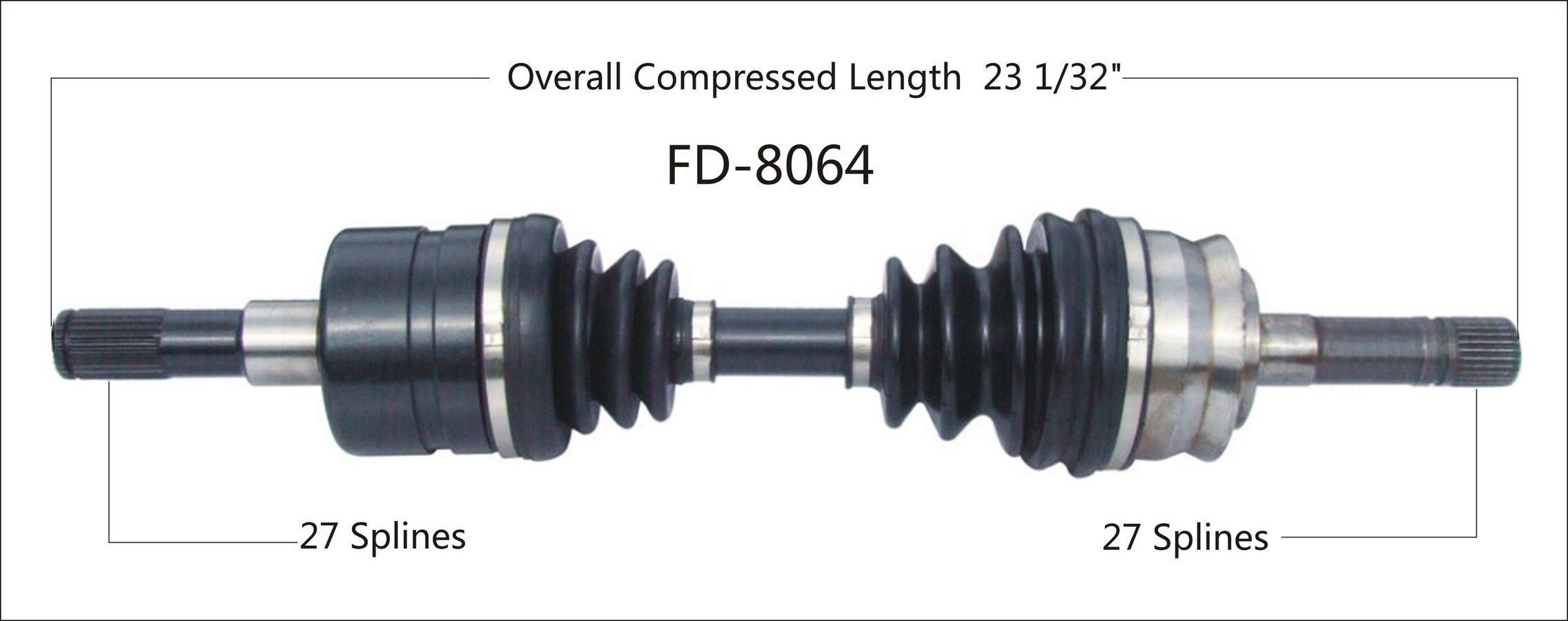 1999, 1998 Mazda B3000 CV Axle Shaft