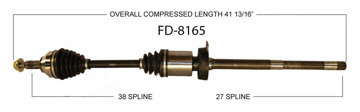 2008 Ford Taurus CV Axle Shaft