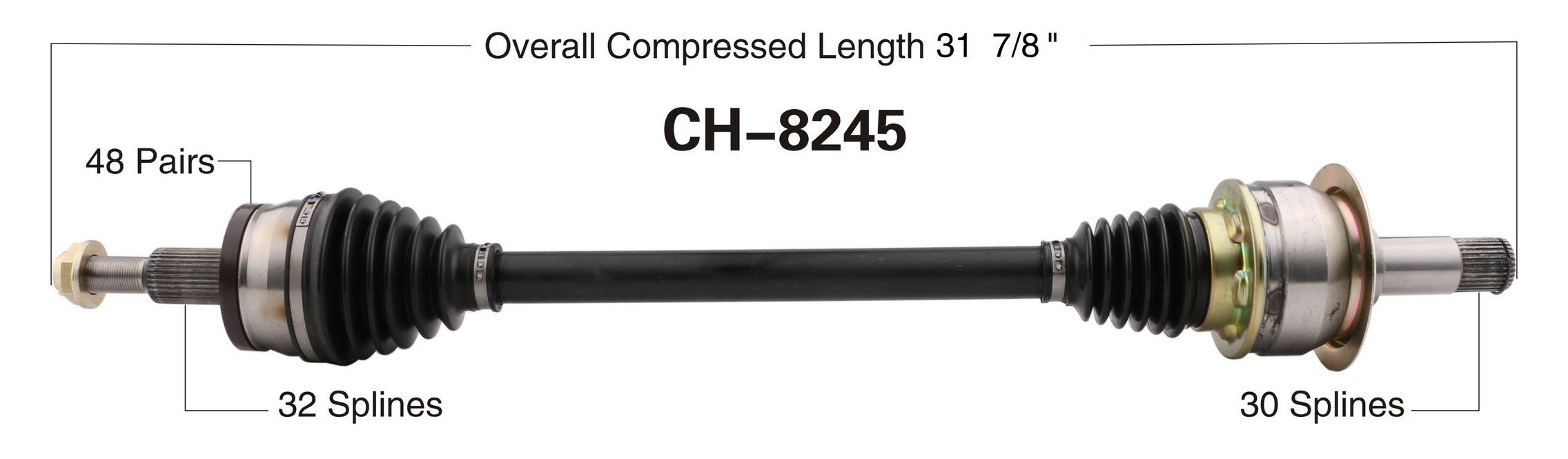 2014, 2013, 2012, 2011 Dodge Challenger CV Axle Shaft