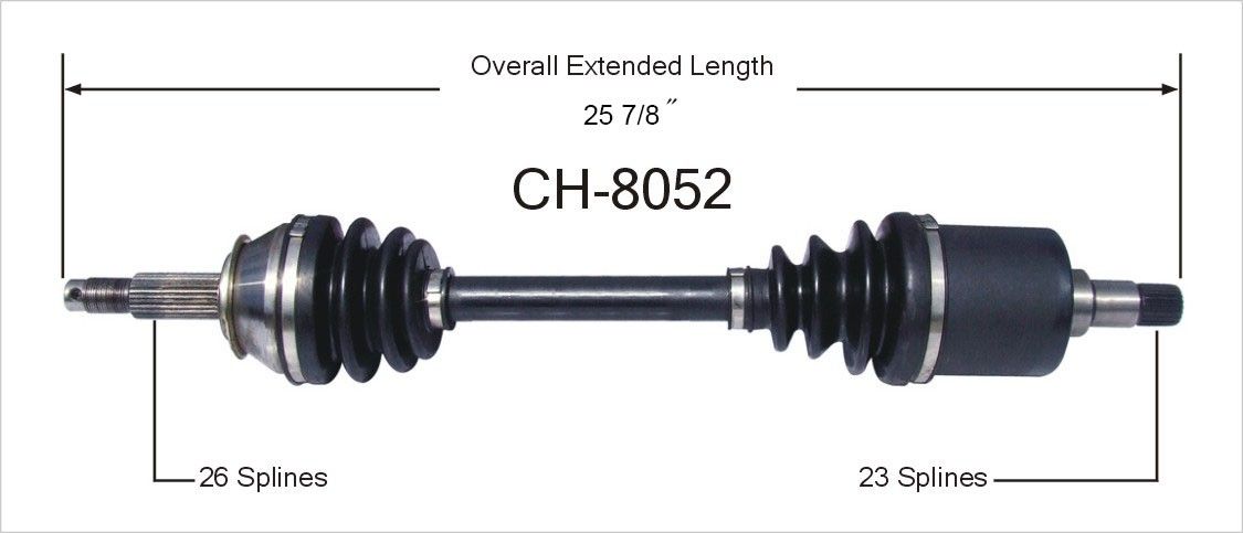 1987 Dodge Shadow Class CV Axle Shaft