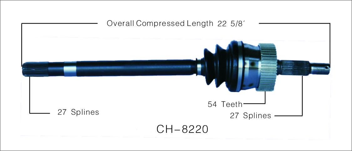 1993, 1992, 1991, 1990, 1989, 1988, 1987, 1986, 1985, 1984 Jeep Cherokee CV Axle Shaft