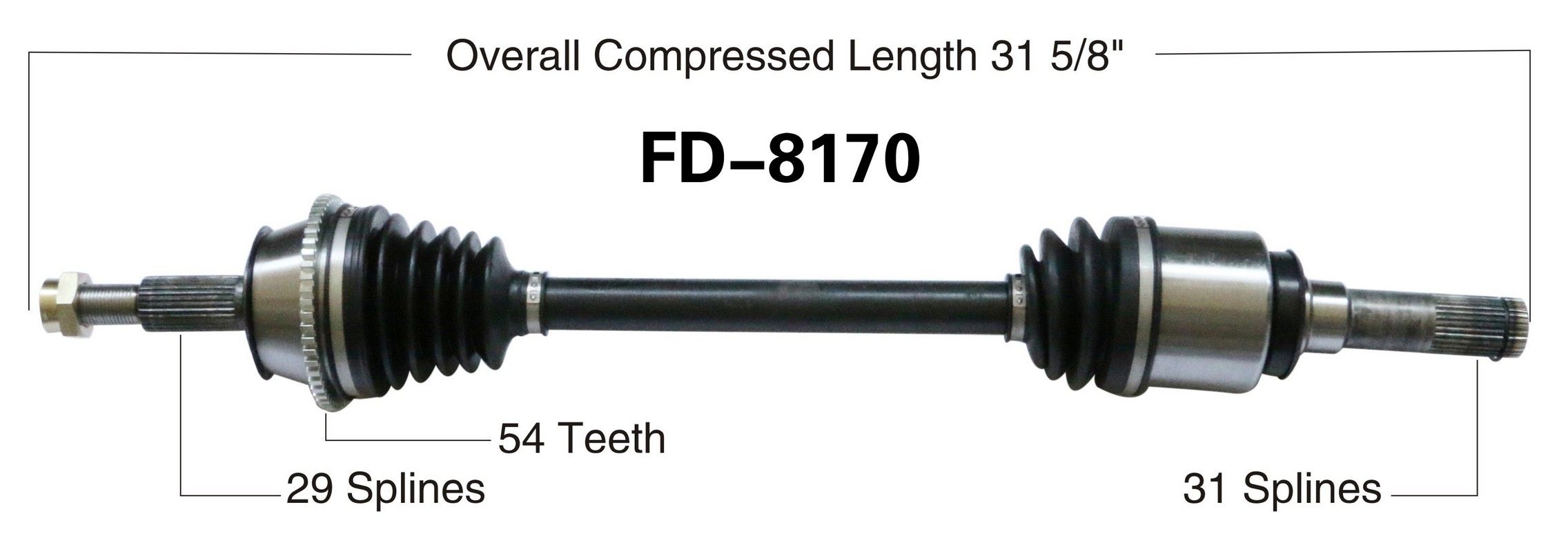 2004, 2003, 2002 Ford Explorer CV Axle Shaft