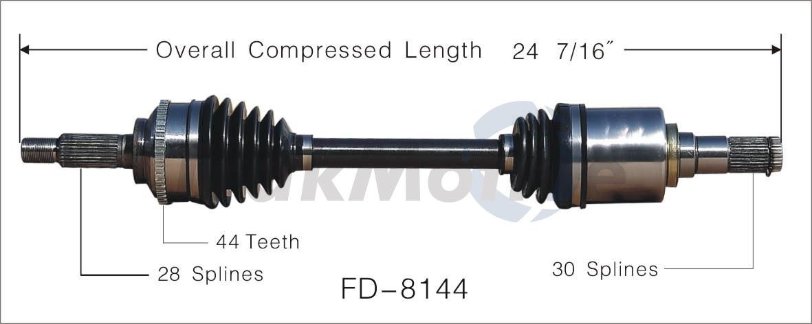 2012, 2011, 2010, 2009, 2008, 2007, 2006, 2005 Ford Escape CV Axle Shaft