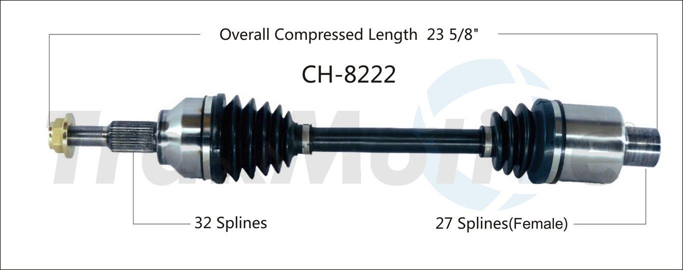 2008, 2007 Chrysler Pacifica CV Axle Shaft