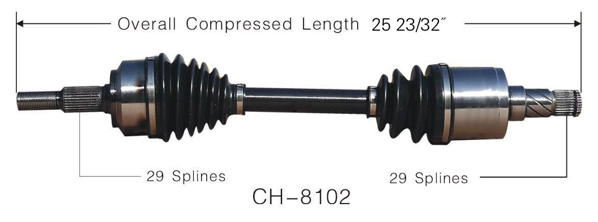 2010, 2009, 2008, 2007, 2006 Jeep Commander CV Axle Shaft
