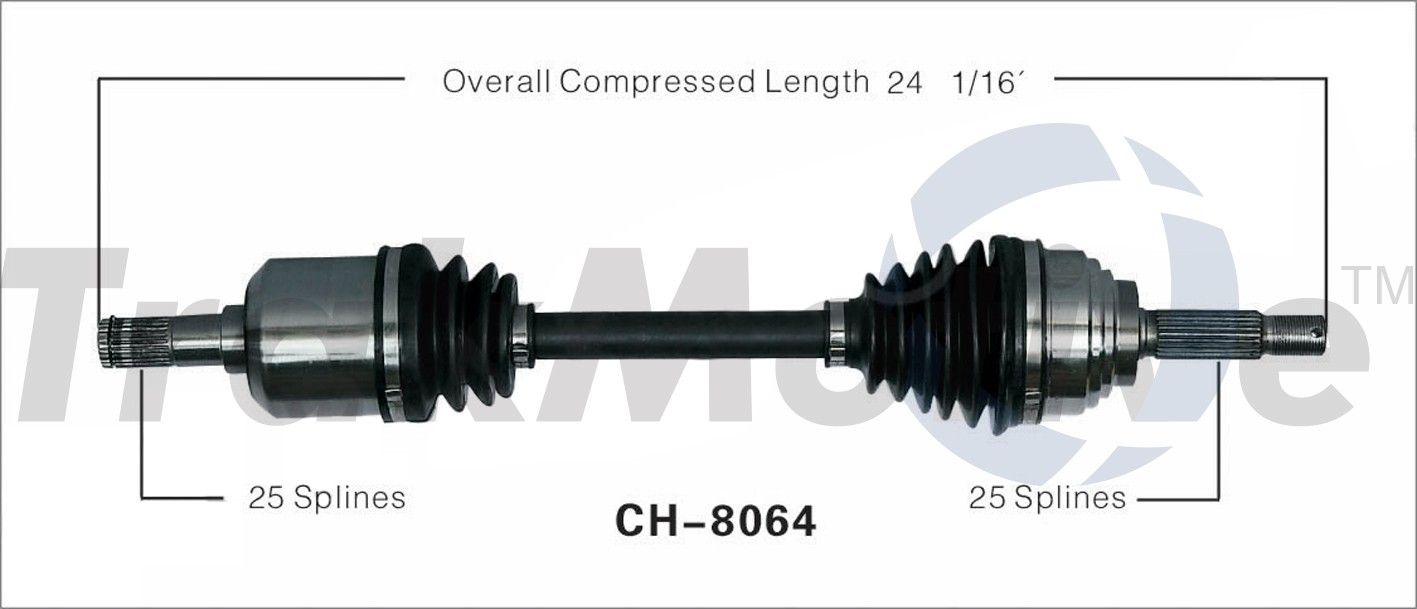 1996, 1995, 1994, 1993, 1992 Eagle Summit CV Axle Shaft