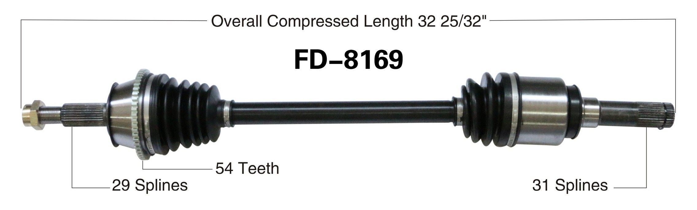 2004, 2003, 2002 Ford Explorer CV Axle Shaft