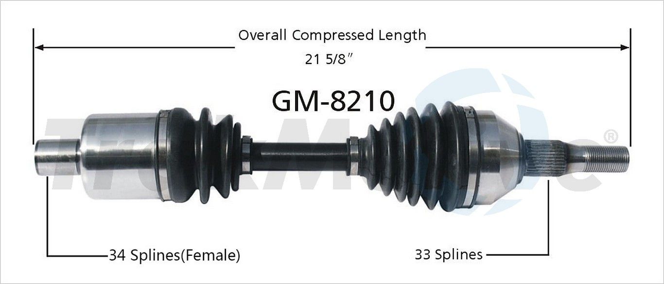 2006, 2005 Chevrolet Uplander CV Axle Shaft
