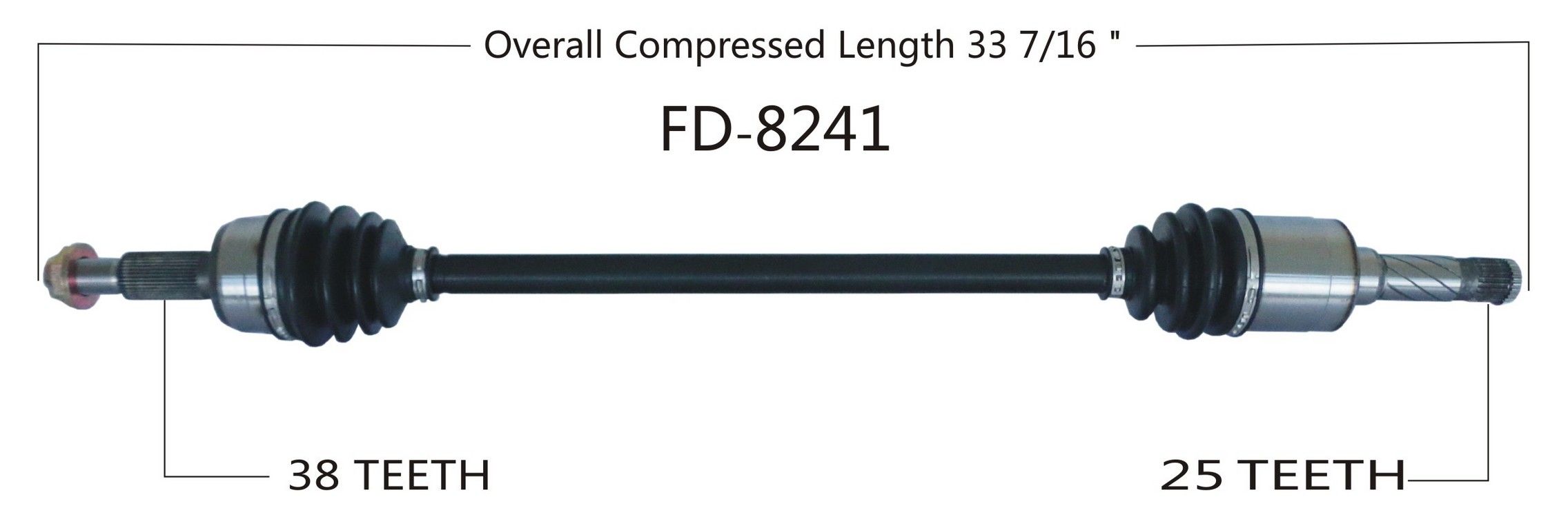 2014, 2013, 2012 Ford Edge CV Axle Shaft