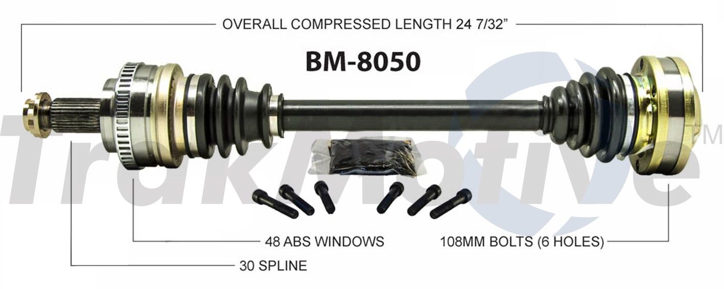 2006-2008 BMW M3 CV Axle Shaft Surtrak Axle