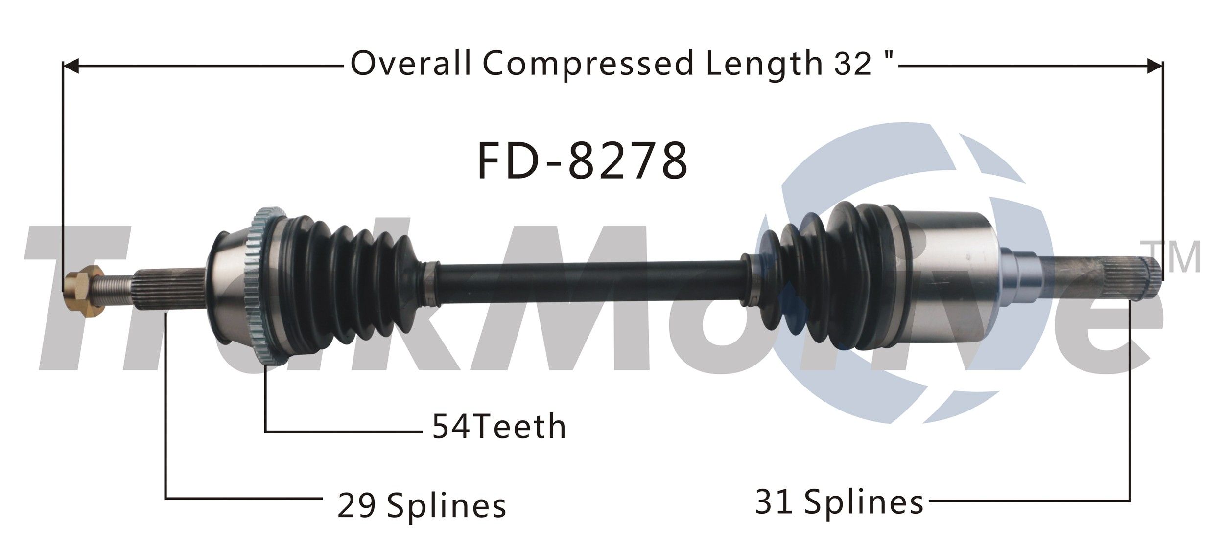 2010, 2009, 2008, 2007, 2006 Ford Explorer CV Axle Shaft