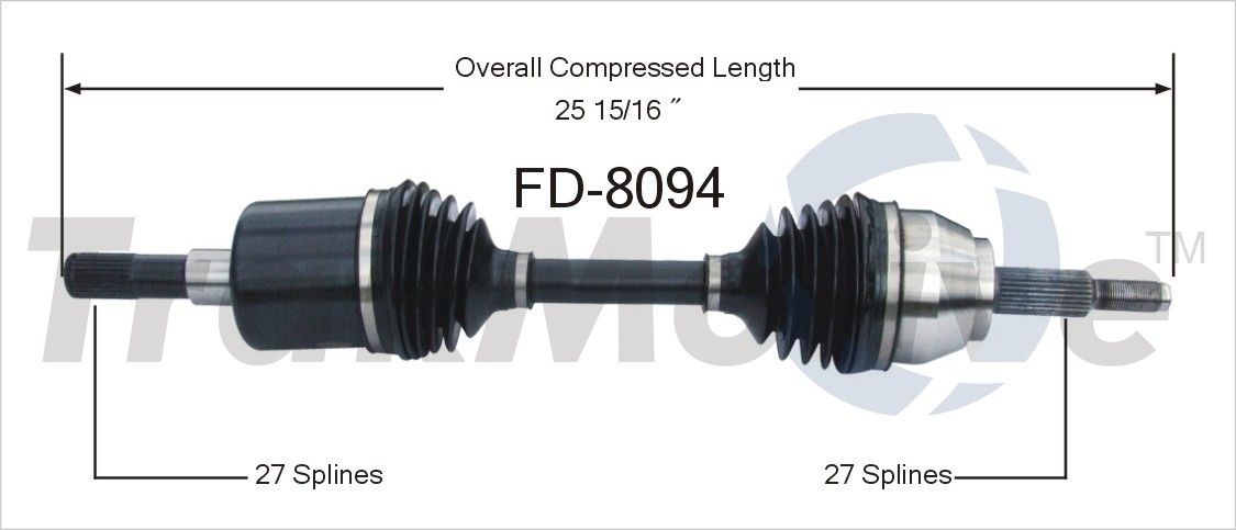 2005, 2004, 2003, 2002 Ford Explorer CV Axle Shaft
