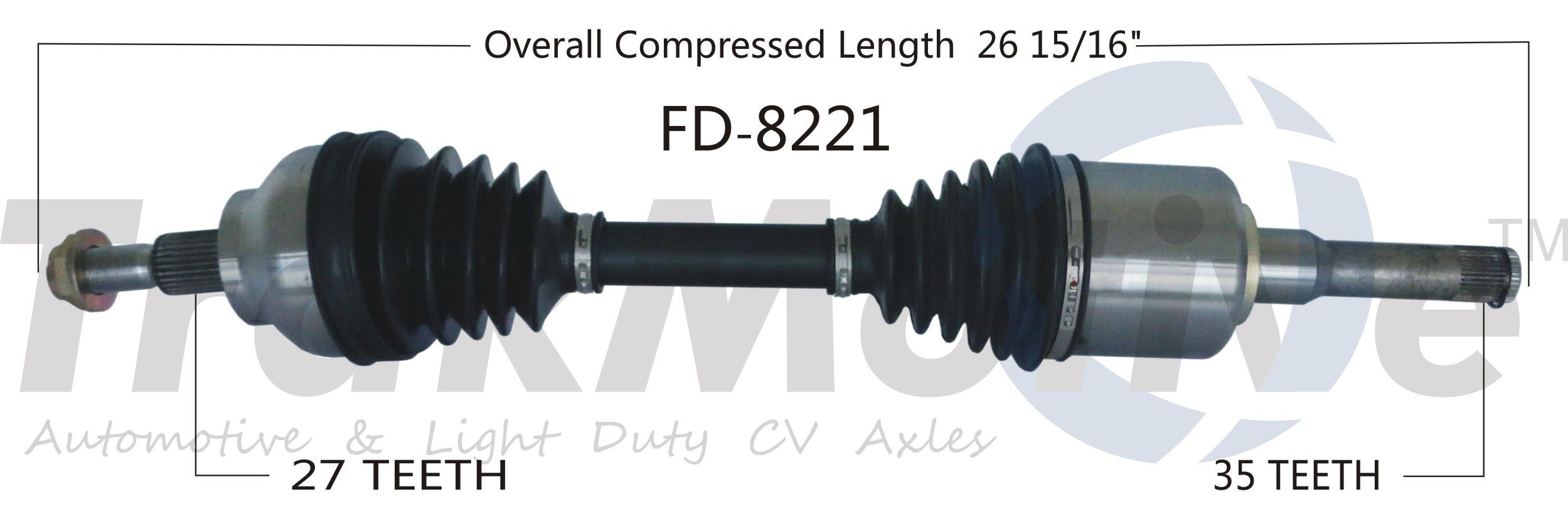 2019, 2018, 2017, 2016, 2015, 2014, 2013 Ford Escape CV Axle Shaft