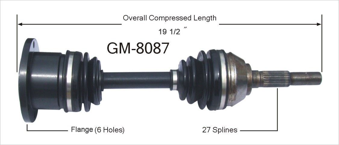 1991 GMC Syclone CV Axle Shaft