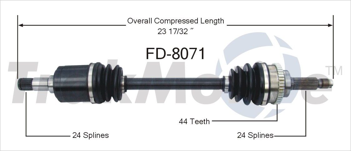 1985, 1984, 1983, 1982, 1981 Mazda GLC CV Axle Shaft