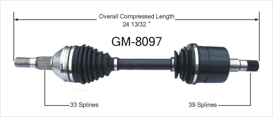 2005, 2004 Chevrolet Impala Avenue CV Axle Shaft