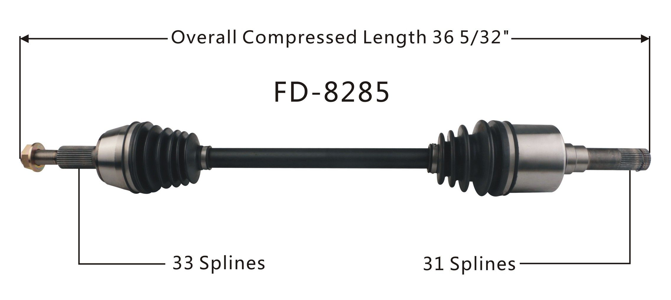 2006, 2005, 2004, 2003 Ford Expedition CV Axle Shaft