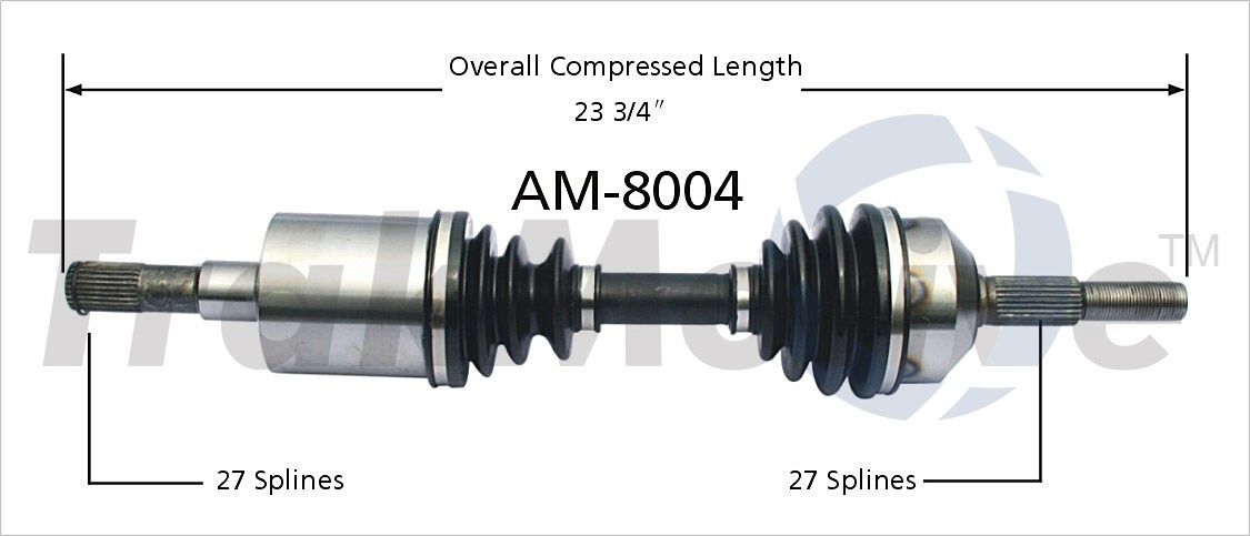 2006, 2005, 2004, 2003, 2002 Jeep Liberty CV Axle Shaft