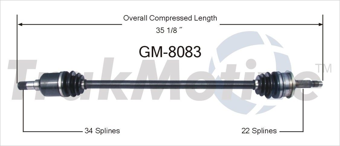 1993, 1992, 1991 Isuzu Stylus CV Axle Shaft