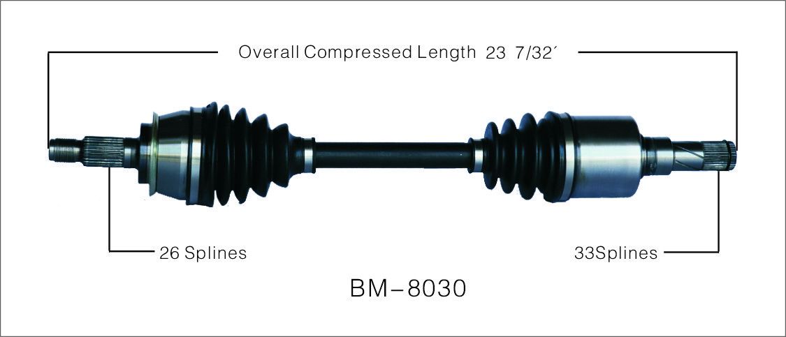 2008, 2007, 2006, 2005 Mini Cooper CV Axle Shaft