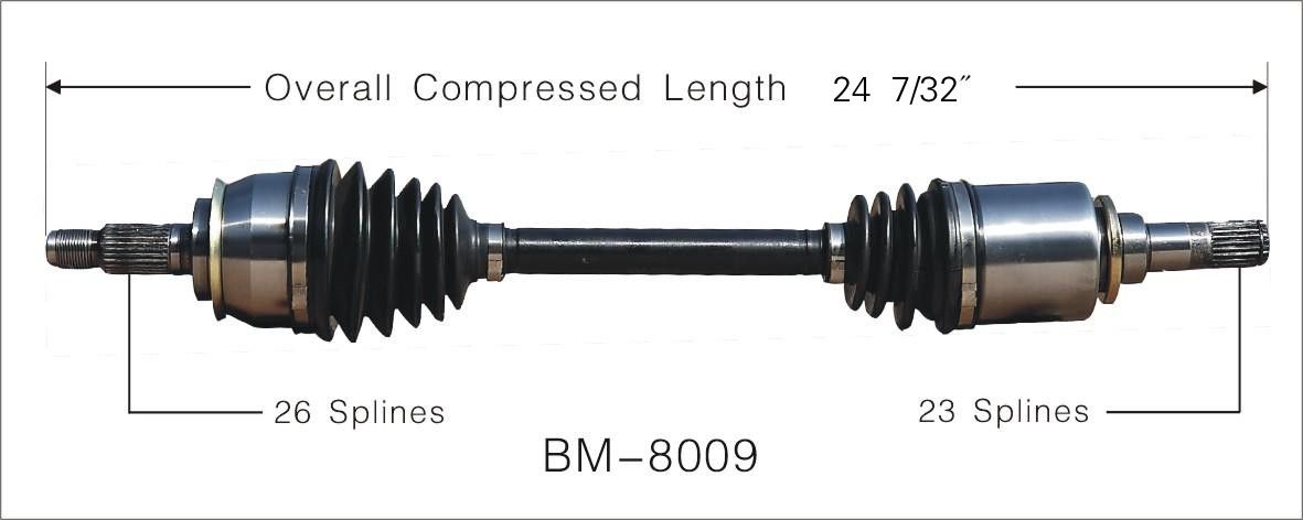 2008, 2007, 2006, 2005, 2004, 2003, 2002 Mini Cooper CV Axle Shaft