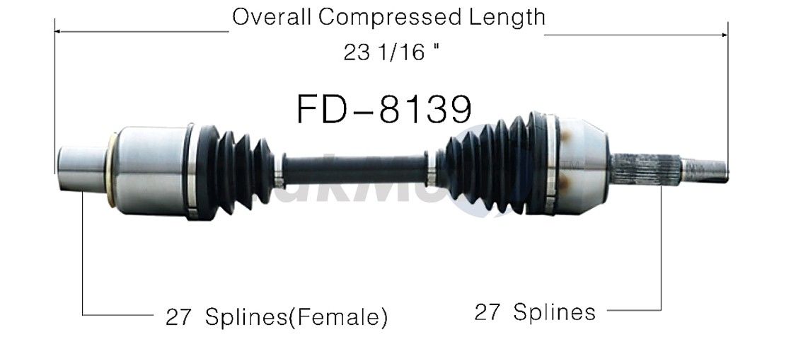 2010, 2009, 2008, 2007, 2006 Ford Explorer CV Axle Shaft