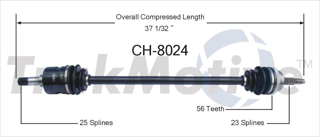 1997, 1996, 1995 Dodge Neon CV Axle Shaft